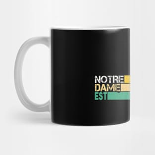 Notre Dame Indiana Vintage Mug